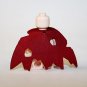 Red Torn cape B for Minifigure US Seller