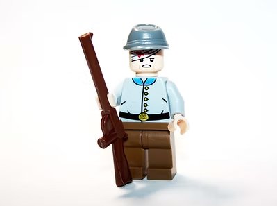 Confederate Wounded Civil War Rebel Army Soldier Minifigure US Seller