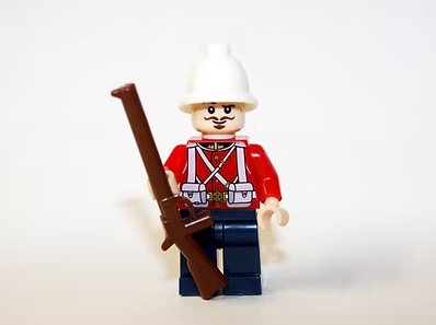 British Colonial soldier Dapper Dan Zulu War Minifigure US Seller
