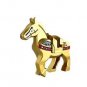 Golden Horse Animal Minifigure US Seller