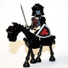 Death Trooper Dark Skeleton Knight with Horse Minifigure US Seller