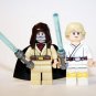 Luke Skywalker and Obi Wan Cantina Scene Star Wars Minifigure US Seller