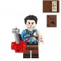 Ash Williams Evil Dead Horror Movie Minifigure with Necronomicon Minifigure US Seller