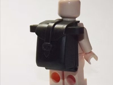 Dark Green Opening Backpack piece for Minifigure US Seller