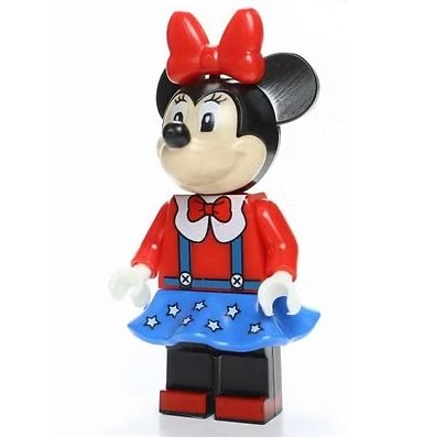 Minnie Mouse USA Disney Cartoon Minifigure US Seller