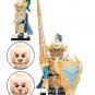 Sir Lancelot Silver Knight Jousting Roundtable Minifigure US Seller