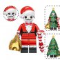 Santa Jack Nightmare Before Christmas with X-Mas Tree Minifigure US Seller