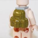 Rucksack Olive Green Military Backpack piece for Minifigure US Seller