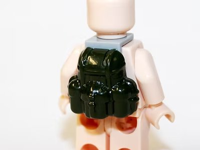 Rucksack Green Military Backpack piece for Minifigure US Seller