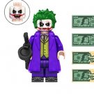 Joker Dark Knight with Money Batman Movie Minifigure US Seller