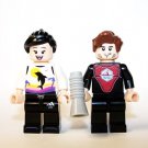 Beach Couple in wet suits set of 2 Minifigure US Seller