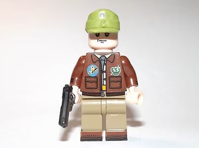 Flying Tiger Pilot US GI American Army WW2 Minifigure US Seller