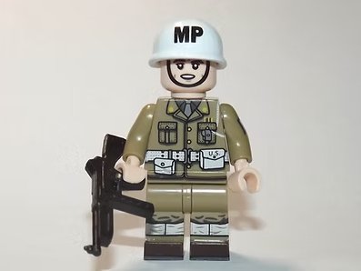 MP Military Police US GI American Army WW2 Minifigure US Seller