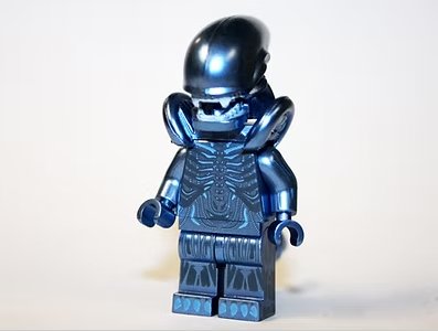 Alien Xenomorph Blue Metallic Horror Movie Monster Minifigure US Seller
