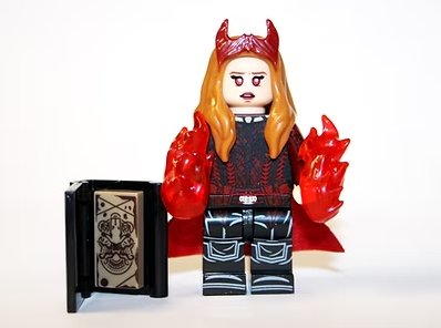 Scarlet Witch Marvel MCEU Comic with spell book Minifigure US Seller