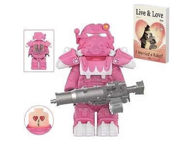 Power Armor Pink Fallout Video Game TV Show Minifigure US Seller