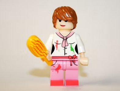 Woman Painter Minifigure US Seller