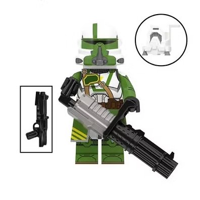 Dooms Unit Heavy Gunner Clone Trooper Star Wars Minifigure US Seller