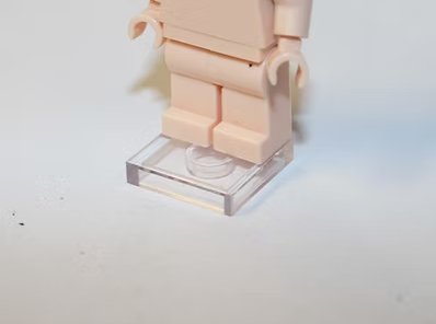 Clear Transparent Small Mini Stand Base Minifigure US Seller