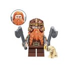 Gimli Dwarf LOTR Lord of the Rings Hobbit Minifigure US Seller