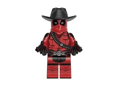 Deadpool Cowboy Marvel Minifigure US Seller