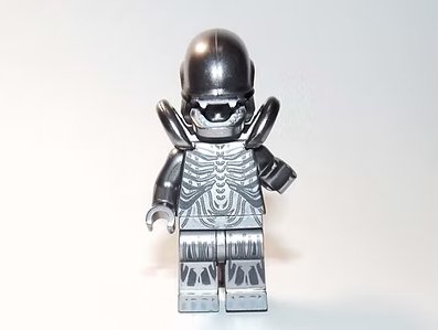 Alien Xenomorph Gun Metal Horror Movie Monster Minifigure US Seller