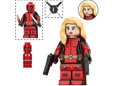 Lady Deadpool 3 Marvel Movie Female Minifigure US Seller