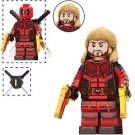 Young Deadpool 3 Marvel Movie Gold Guns Bloody Suit Minifigure US Seller