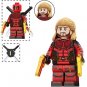 Young Deadpool 3 Marvel Movie Gold Guns Bloody Suit Minifigure US Seller