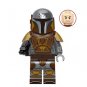 Mandalorian Silver Brown Star Wars TV Show Minifigure US Seller
