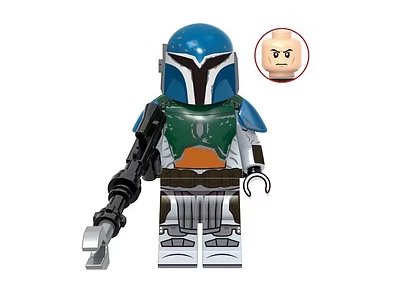 Mandalorian Blue and Green Star Wars TV Show Minifigure US Seller