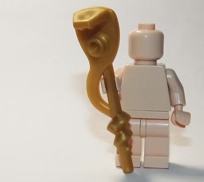 Medium Golden Cobra Snake Staff for Minifigure US Seller