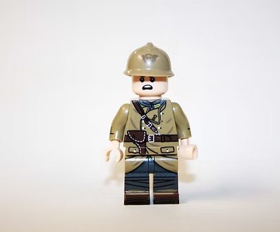 French Officer Army Soldier WW2 Minifigure US Seller