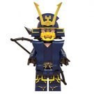 Samurai Warrior Blue Archer Minifigure US Seller