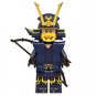 Samurai Warrior Blue Archer Minifigure US Seller