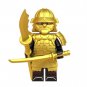 Samurai Warrior Gold Minifigure US Seller