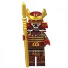 Samurai Warrior Red and Gold Minifigure US Seller