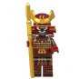 Samurai Warrior Red and Gold Minifigure US Seller