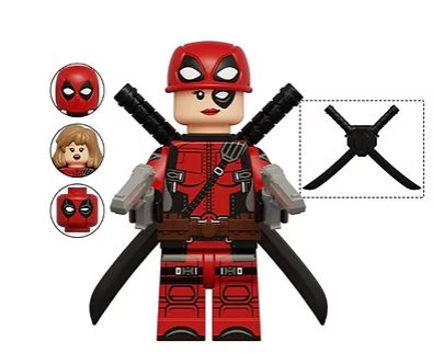 Lady Deadpool 3 Marvel Movie Minifigure US Seller