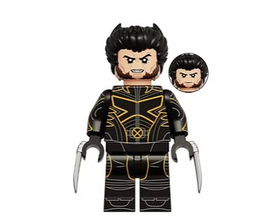 Wolverine Marvel Comic Modern Black outfit Minifigure US Seller