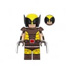 Wolverine Brown and Yellow Marvel Comic Minifigure US Seller