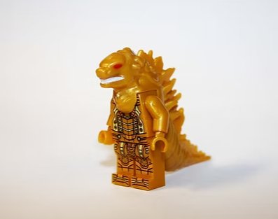 Godzilla Gold Monster Horror Minifigure US Seller