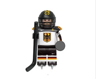 Hockey Player Germany Team Minifigure US Seller