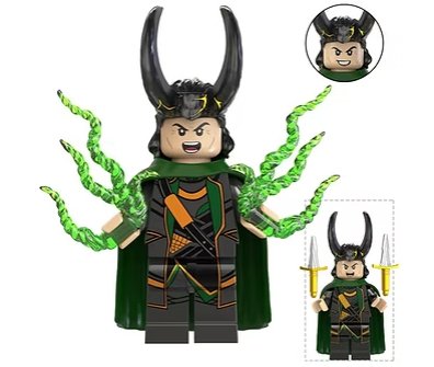 Loki TV Show Cracked Crown Season 3 Minifigure US Seller