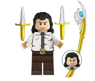 Loki TV Show White Shirt Season 3 Minifigure US Seller