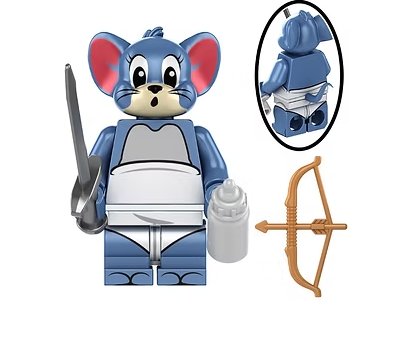 Tuffy Tom & Jerry Cartoon Minifigure US Seller