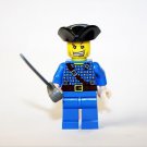 Pirate in blue outfit Pirates of the Caribbean Minifigure US Seller
