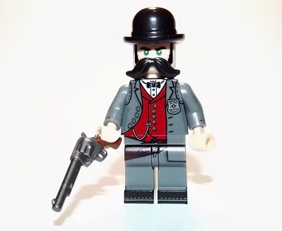 Bat Masterson Marshal Dodge City Wild West Movie Minifigure US Seller
