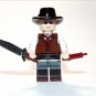 Gambler with Bowie Knife Wild West Movie Minifigure US Seller