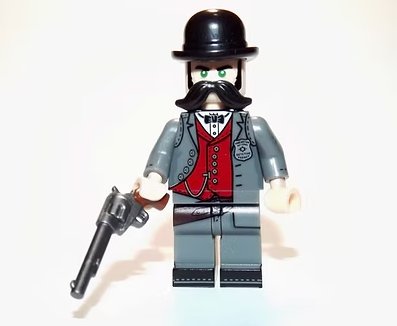 Bat Masterson Marshal Dodge City Wild West Movie Minifigure US Seller